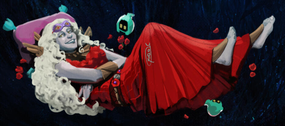 Alternative design for Hypnos from the game Hades