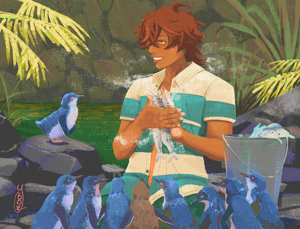 Corrigan and the smallest penguins