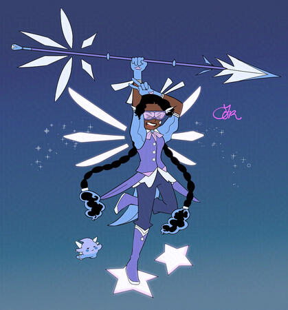 OC based on Kiana Mia's I Dont Want to Be a Magical Girl TV Show pilot